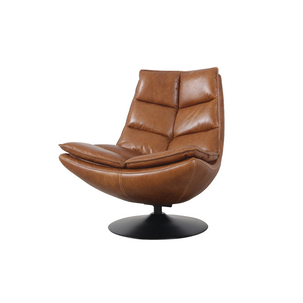 Cuba Leather Swivel Chair